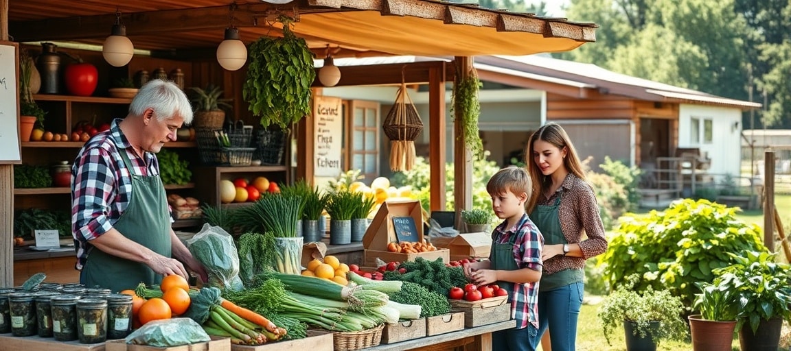 vente-directe-a-la-ferme-moi-et-mes-2-enfants-qui-aident-le